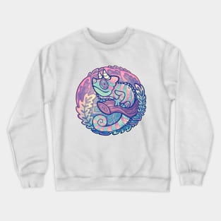 Colorful Chameleon Crewneck Sweatshirt